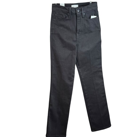 Good American Black size 30 Good American Good Curve Straight Jeans Black - Picture 1 of 8